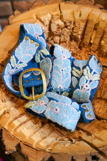 Boho Embroidered Belt